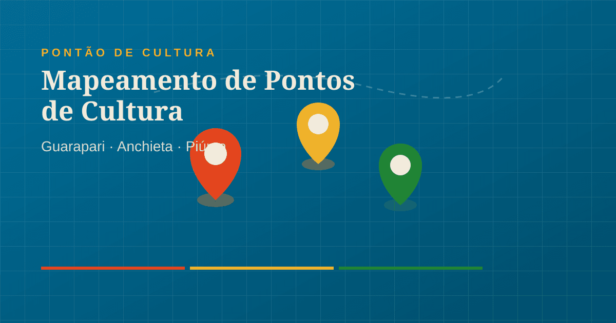 Mapeamento de Pontos de Cultura de Guarapari, Anchieta e Piúma: formulário atualizado