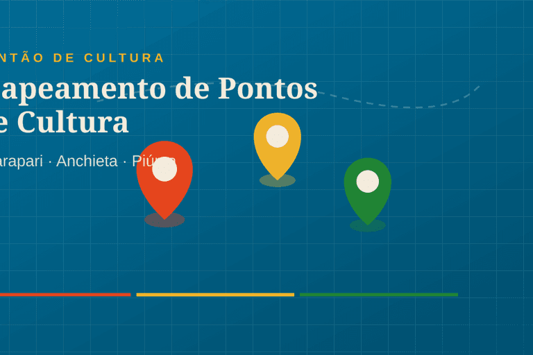 Mapeamento de Pontos de Cultura de Guarapari, Anchieta e Piúma — ilustração de capa